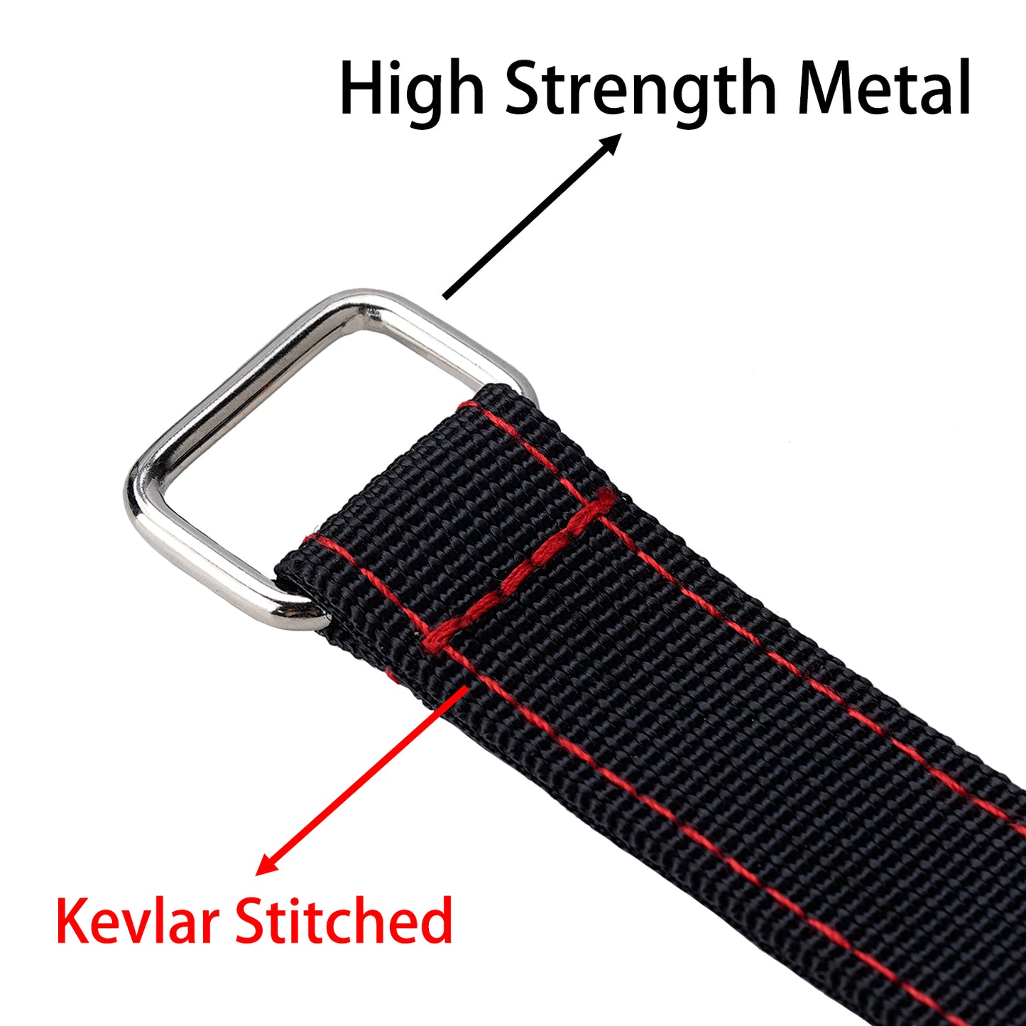 TCRC 2PCS 20x300MM Kevlar Stitched RC Battery Straps Reusable Cable Straps Adjustable Cinch Straps