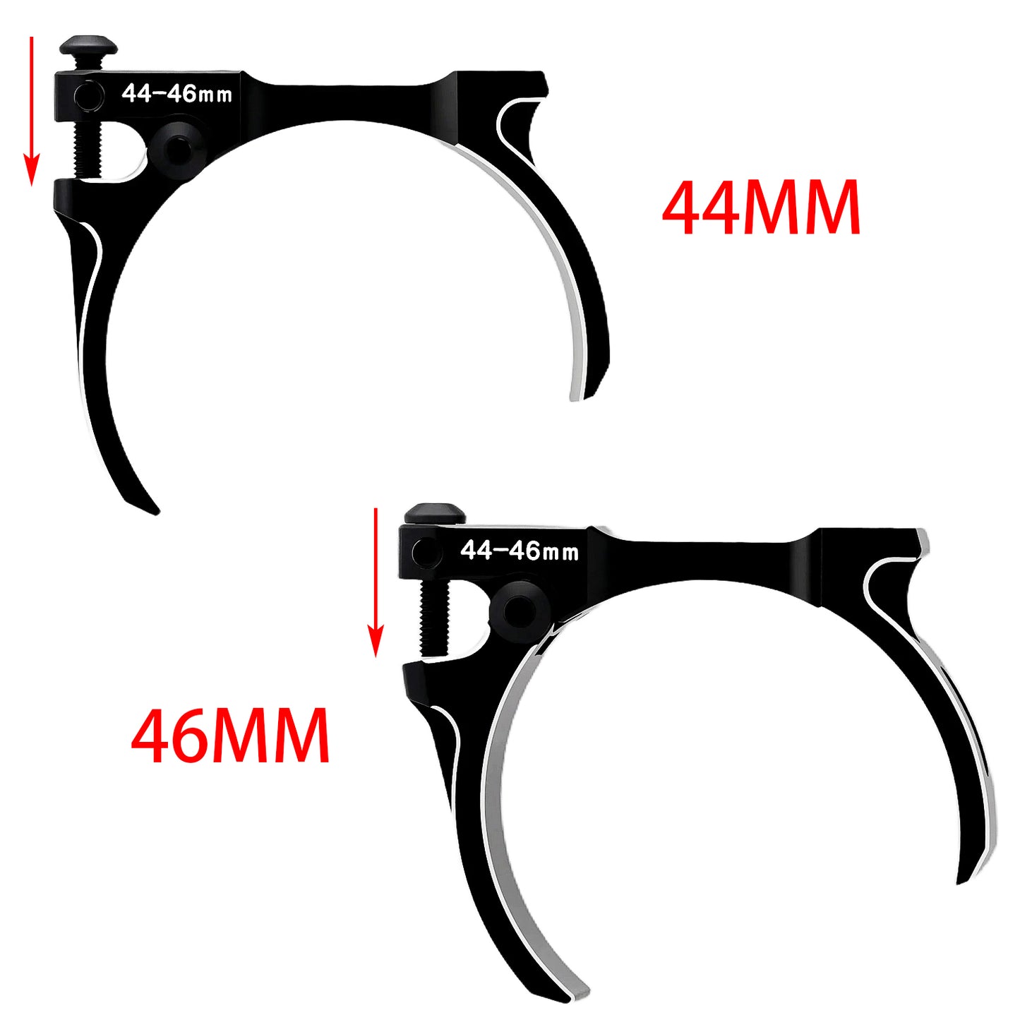 TCRC Aluminum 40-42mm/44-46mm Dia. 1/8 Scale Motor Fan Holder Mount