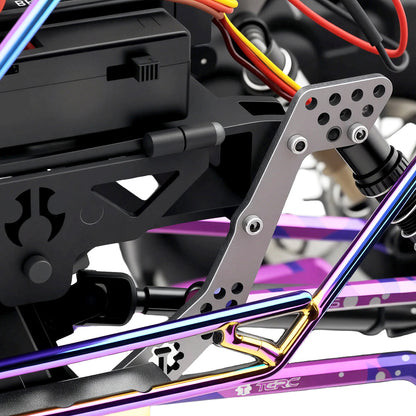 TCRC GR5 Titanium Chassis Kit Frame Rail with Multiple shock mounting locations for 1/24 AX24 XC-1