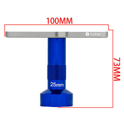 TCRC 25mm Wheel Hex Nut Socket Sleeve Wrench RC Spanner Repair Tool with Lightning bolt-shaped Design For 1/5 scale RC Monster Truck Buggy Car