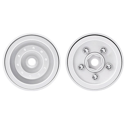 TCRC Deep Dish Aluminum 0.7inch Beadlock Wheels Hubs for 1/30 Axial SCX30 1/32 Redcat Ascent-32