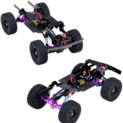 TCRC Carbon Fiber LCG Chassis Kit Frame Rail for Axial SCX24 Chevrolet C10 JLU Bronco Base Camp 1/24 RC Crawler Car