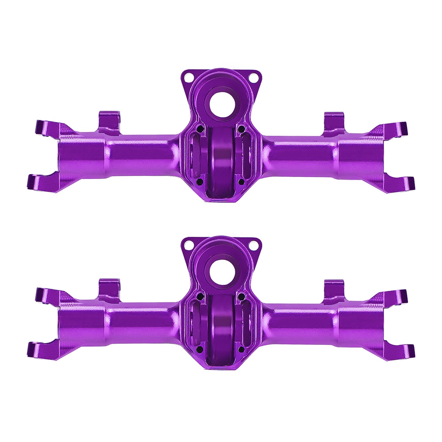 TCRC 2PCS Aluminum Front Axle Housings with Diff Covers Set for Axial AX24 XC-1 1/24 RC Crawler Upgrade Parts