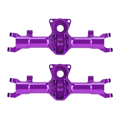 TCRC 2PCS Aluminum Front Axle Housings with Diff Covers Set for Axial AX24 XC-1 1/24 RC Crawler Upgrade Parts