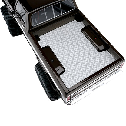 TCRC Stainless Steel Rear Body Anti-skid Plate Board for 1/18 TRX4M F-150 High Trail Crawler Truck Shell