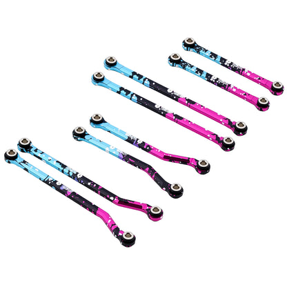 TCRC Splash Anodizing Aluminum High Clearance Chassis Links Set for 1/18 TRX4M Defender Bronco