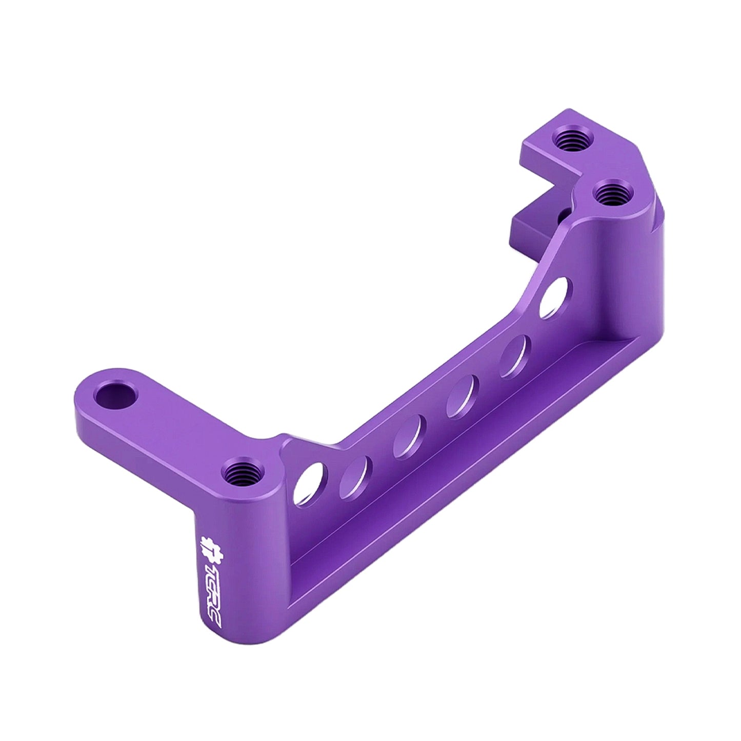 TCRC Aluminum Front Axle Tie Rod Bracket Seat Pull Rod Base for Axial 1/8 AXP8 Gilamon Trail Buggy