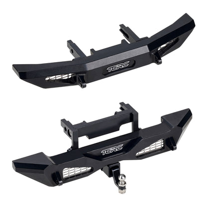 TCRC Aluminum Front and Rear Bumpers Set for 1/18 TRX4M Bronco