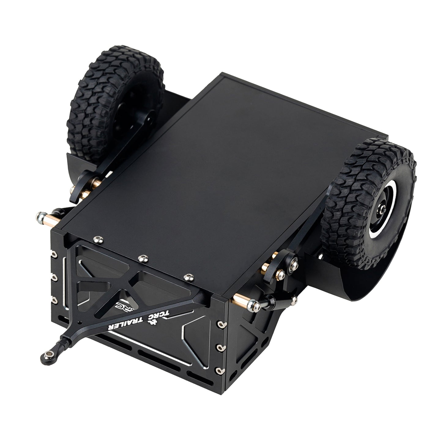 TCRC Heavy Duty RC Mini Box Trailer For 1/16 1/18 1/24 RC Crawler Car