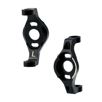 TCRC Brass Front Steering Knuckles + C-Hub with Adjustable Steering Block Weights Set 43g/Pair for HPI Venture18 Straight Axle Upgrade