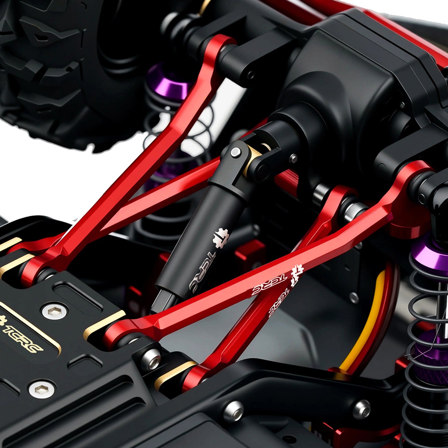 TCRC 2PCS Hard Alloy Steel 4140 Chromoly Drive Shafts with D Shaped Hole for HPI Venture18