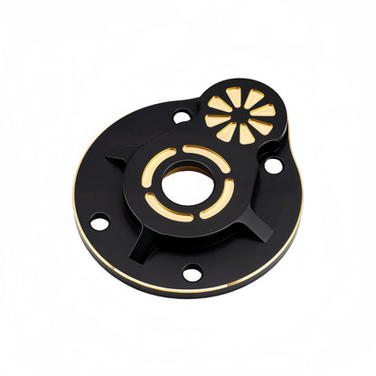 TCRC Brass Front Steering Knuckles Outer Portal Cover+Inner Portal Cover Housing 224g/Pair Weights for Axial 1/8 AXP8 Gilamon Trail Buggy