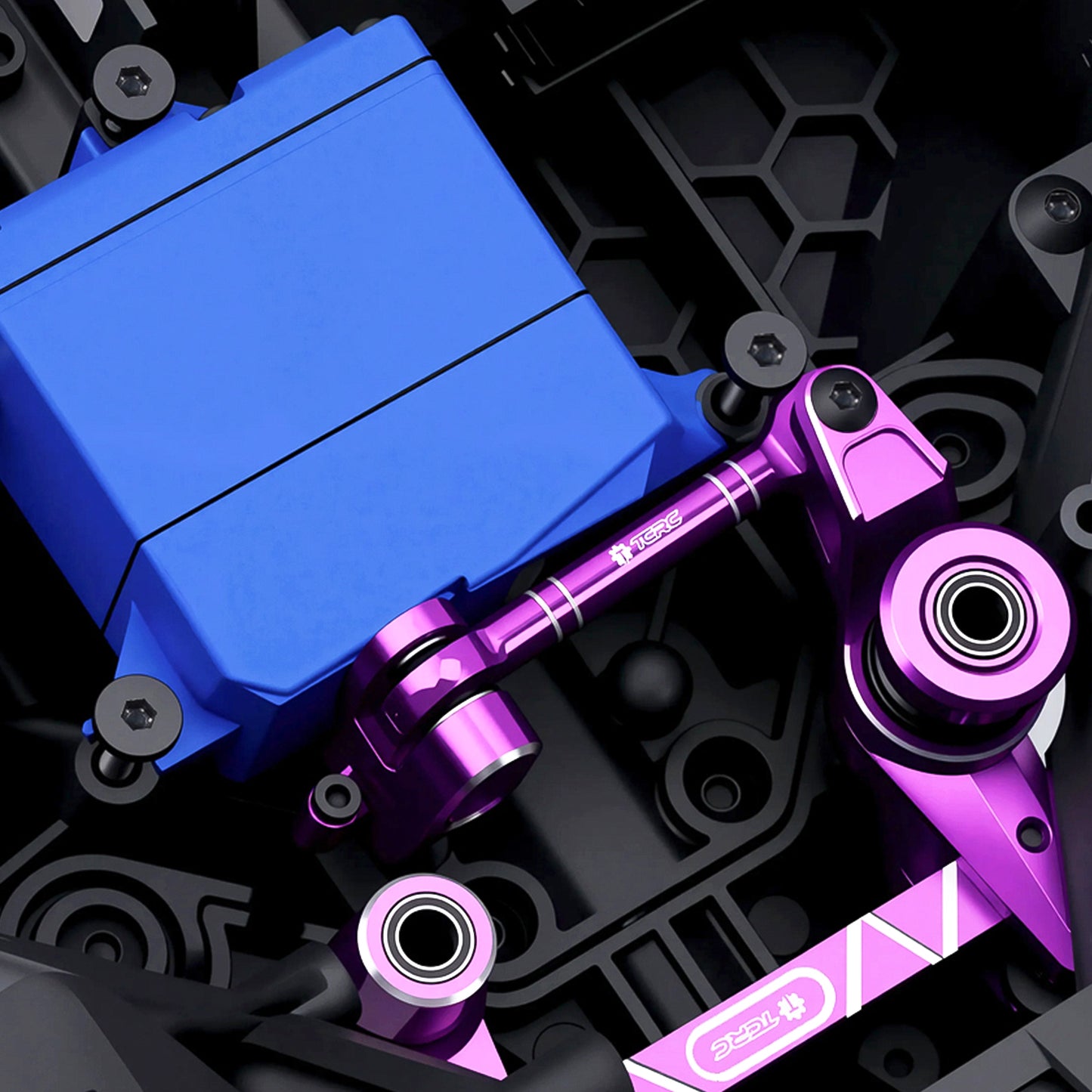 TCRC Aluminum 25T Servo Horn with Steering Link for 1/8 Traxxas Maxx Slash