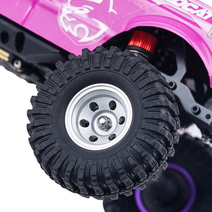 TCRC Deep Dish Aluminum 0.7” Beadlock Wheels Hubs for 1/30 Axial SCX30 1/32 Redcat Ascent-32
