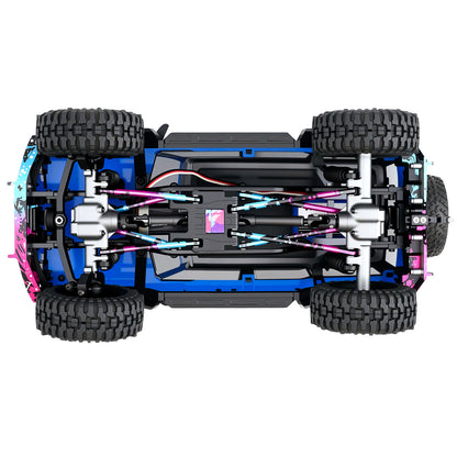 TCRC Splash Anodizing Aluminum High Clearance Chassis Links Set for 1/18 TRX4M Defender Bronco