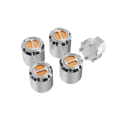 TCRC Aluminum M2.5 Wheels Center Caps Lock Nuts