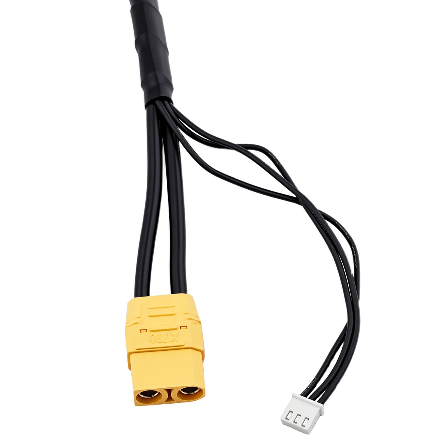 TCRC 1pc 600mm 2S XT90 Lipo Battery Charging / Balance Cable Leads with 4mm/5mm Bullet Connector