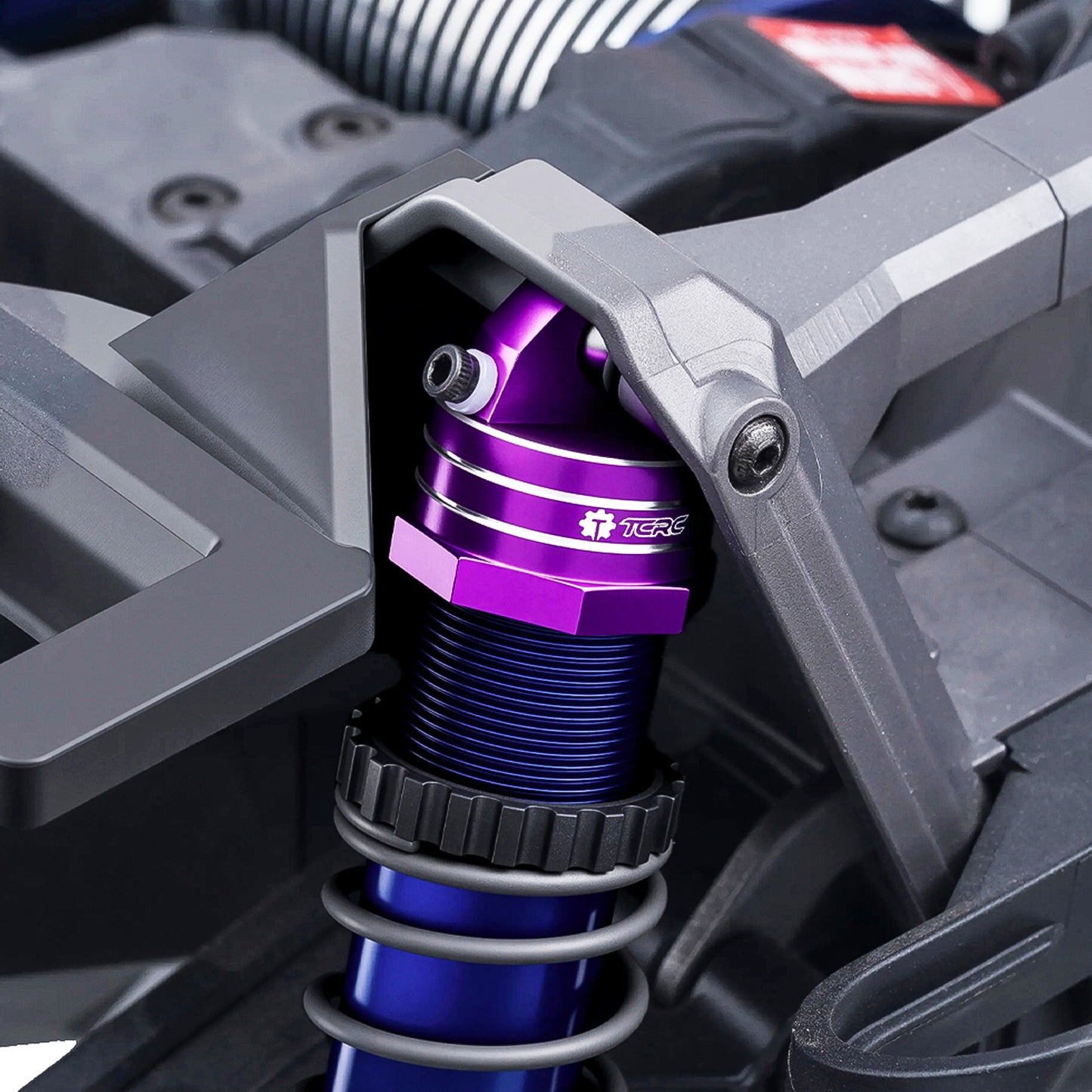 TCRC 4PCS Aluminum Shock Caps for 1/8 Traxxas Maxx Slash