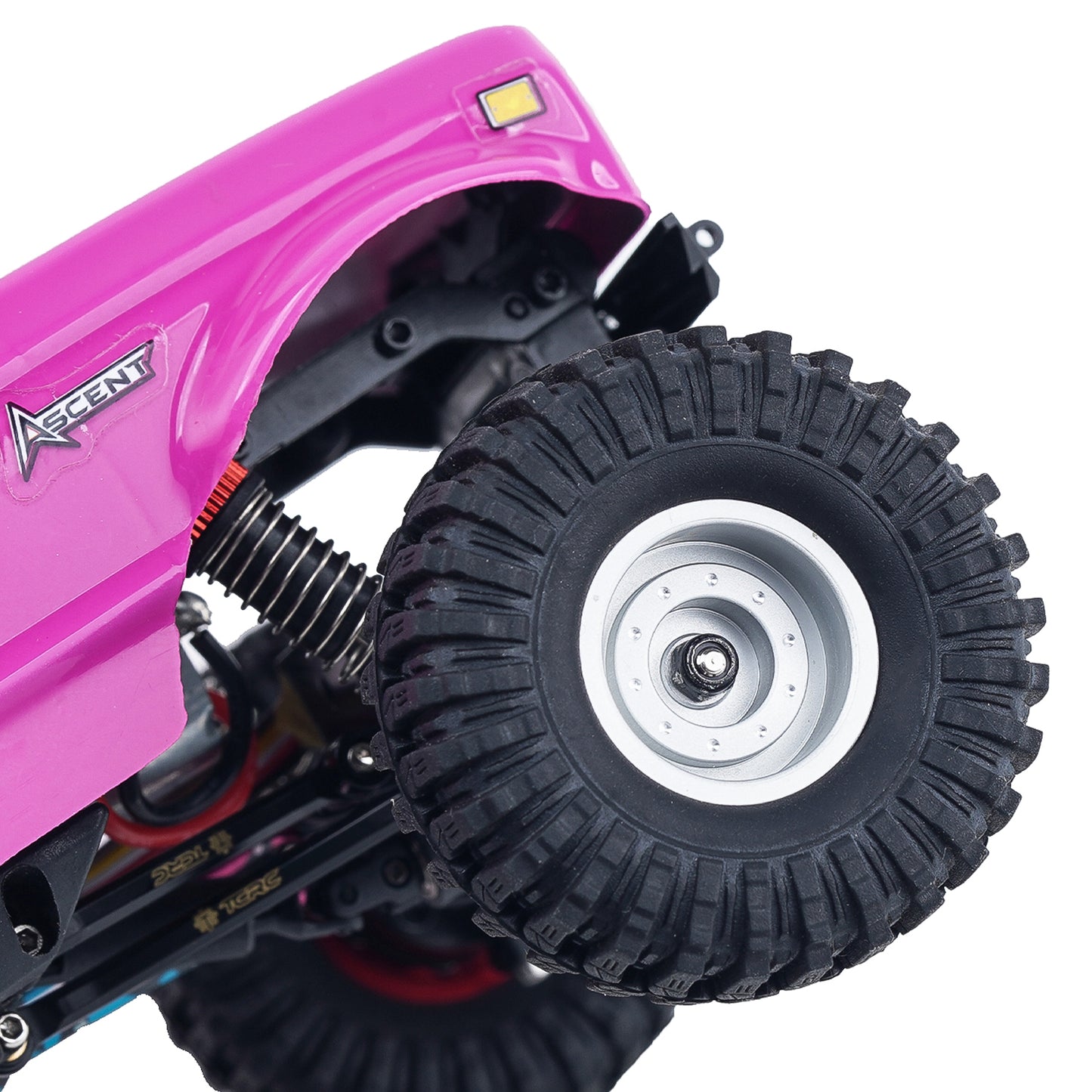 TCRC Deep Dish Aluminum 0.7inch Beadlock Wheels Hubs for 1/30 Axial SCX30 1/32 Redcat Ascent-32