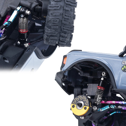 TCRC 4PCS Aluminum 27mm Shock Absorber Damper Set for Axial SCX30 1/30 RC Crawler Car Upgrades