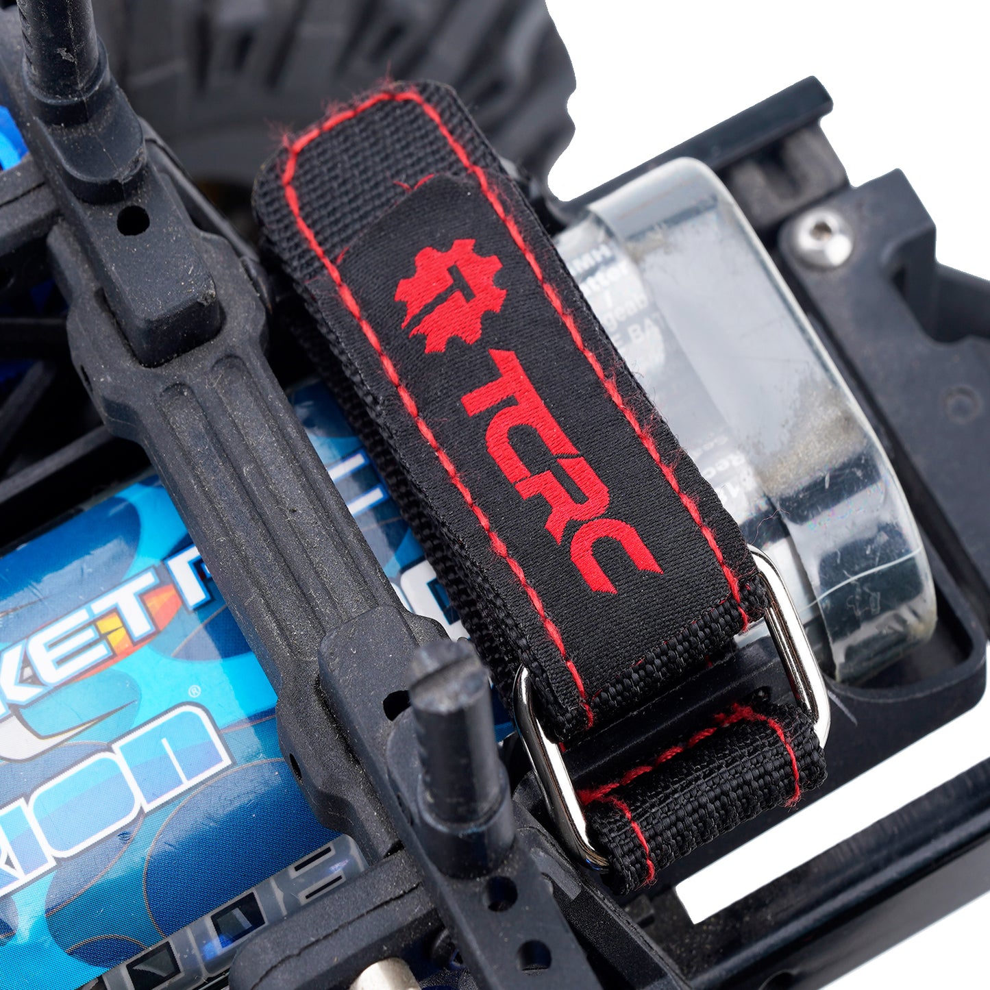 TCRC 2PCS 20x300MM Kevlar Stitched RC Battery Straps Reusable Cable Straps Adjustable Cinch Straps