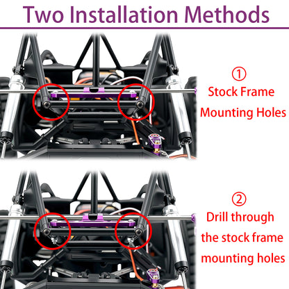 TCRC Aluminum Rear Anti-Sway Bar Swaybar Set for Axial 1/8 AXP8 Gilamon Trail Buggy