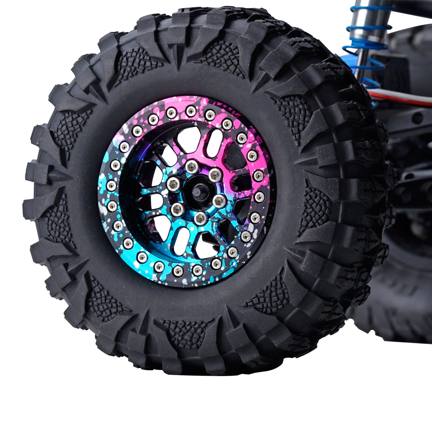 TCRC Splash Anodizing Aluminum 2.2 Inch Beadlock Wheel Hubs