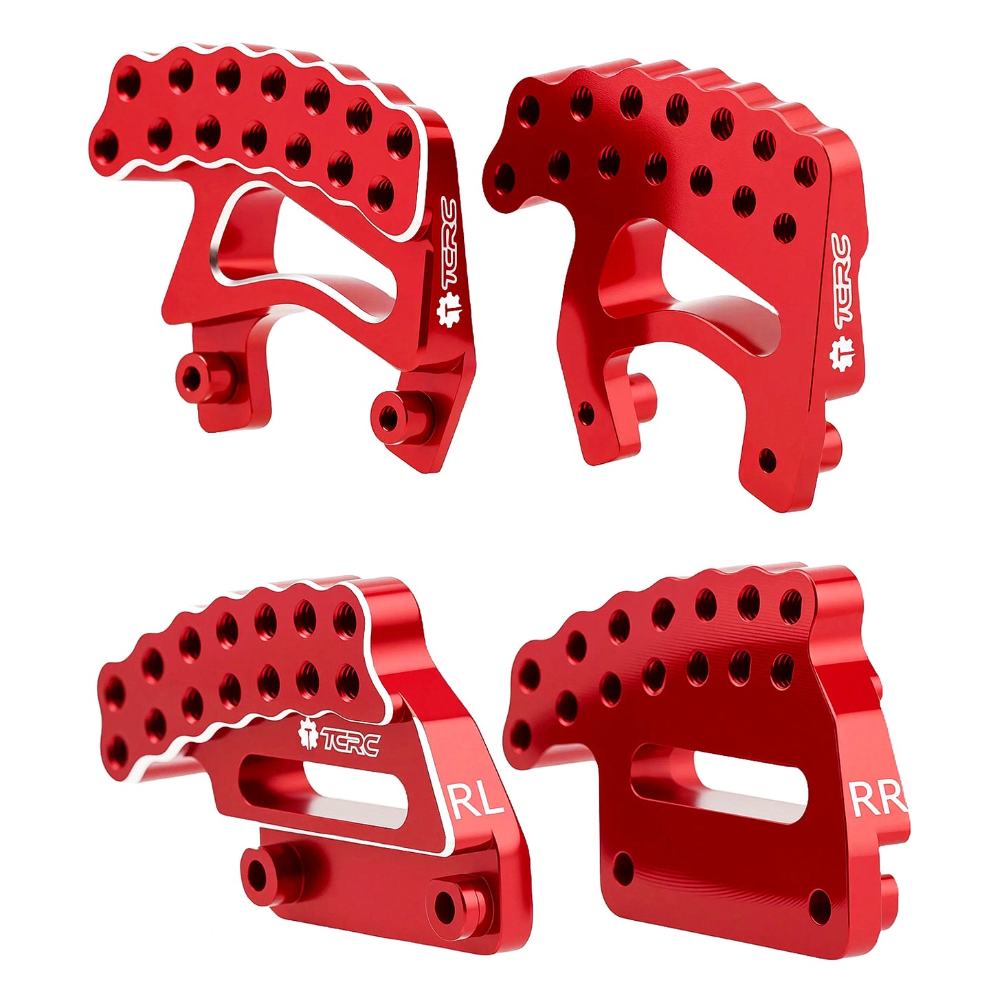TCRC 4PCS Aluminum Adjustable Shock Mount Front Rear Suspension Bracket Shock Absorber Holder for HPI Venture18