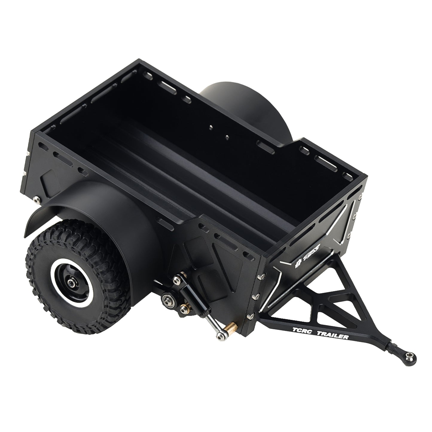 TCRC Heavy Duty RC Mini Box Trailer For 1/16 1/18 1/24 RC Crawler Car