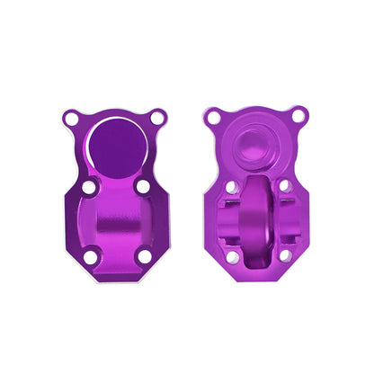 TCRC Aluminum Front Rear Axle Housing with Diff Covers Set for Axial SCX24 Deadbolt C10 90081