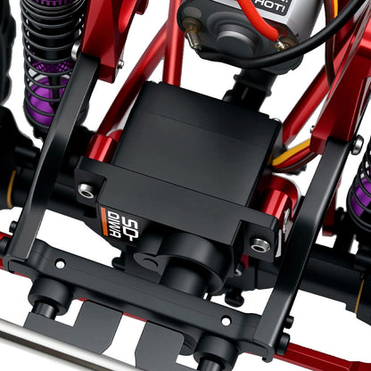 TCRC 2pcs Aluminum Front and Rear Servo Brace Mount Bracket for HPI Venture18