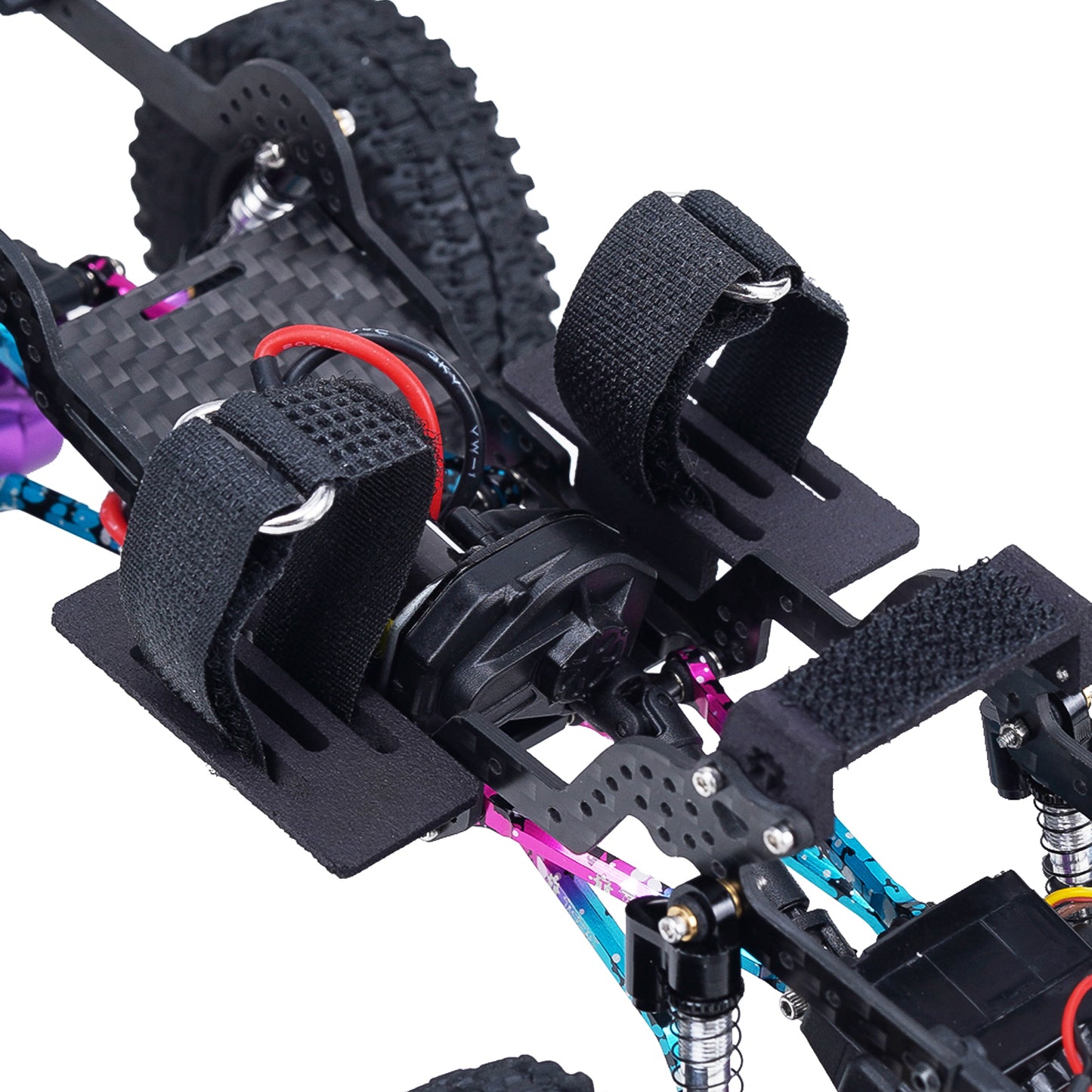 TCRC Carbon Fiber LCG Chassis Kit Frame Rail for Axial SCX24 Chevrolet C10 JLU Bronco Base Camp 1/24 RC Crawler Car