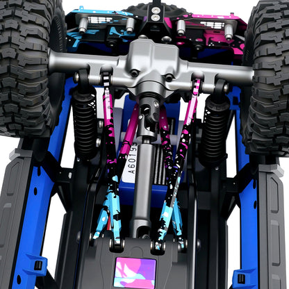 TCRC Splash Anodizing Aluminum High Clearance Chassis Links Set for 1/18 TRX4M Defender Bronco
