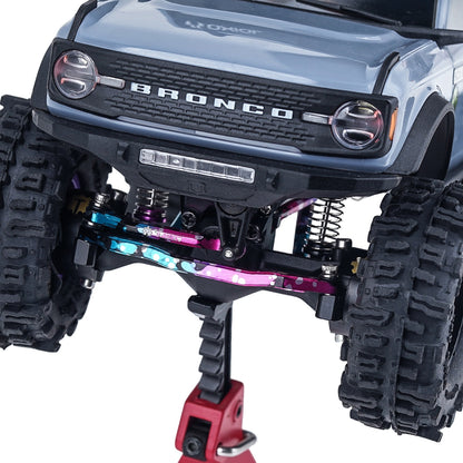 TCRC Splash Anodizing Aluminum High Clearance Chassis Links Set for Axial SCX30 1/30 RC Crawler Car Upgrades