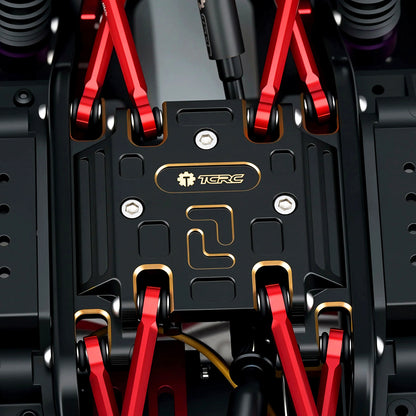 TCRC Brass High Precision CNC Machined Skid Plate for HPI Venture18