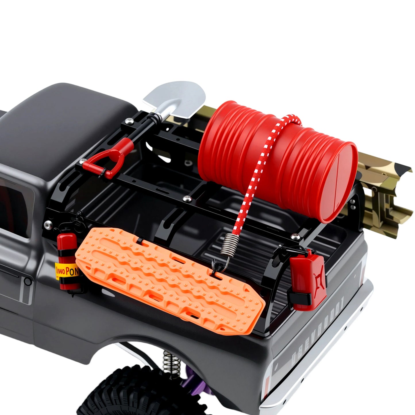 TCRC CNC Aluminum Bed Rack for Redcat Ascent-18 Axial SCX24 C10