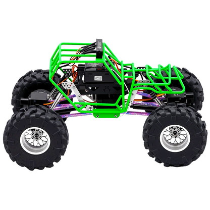 TCRC Metal Roll Cage Body Shell with Aluminum LED Lamp Holder for 1/24 Axial AX24 XC-1