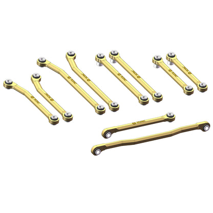 TCRC 10PCS Brass High Clearance Chassis Links and Steering Links set for HPI Venture18