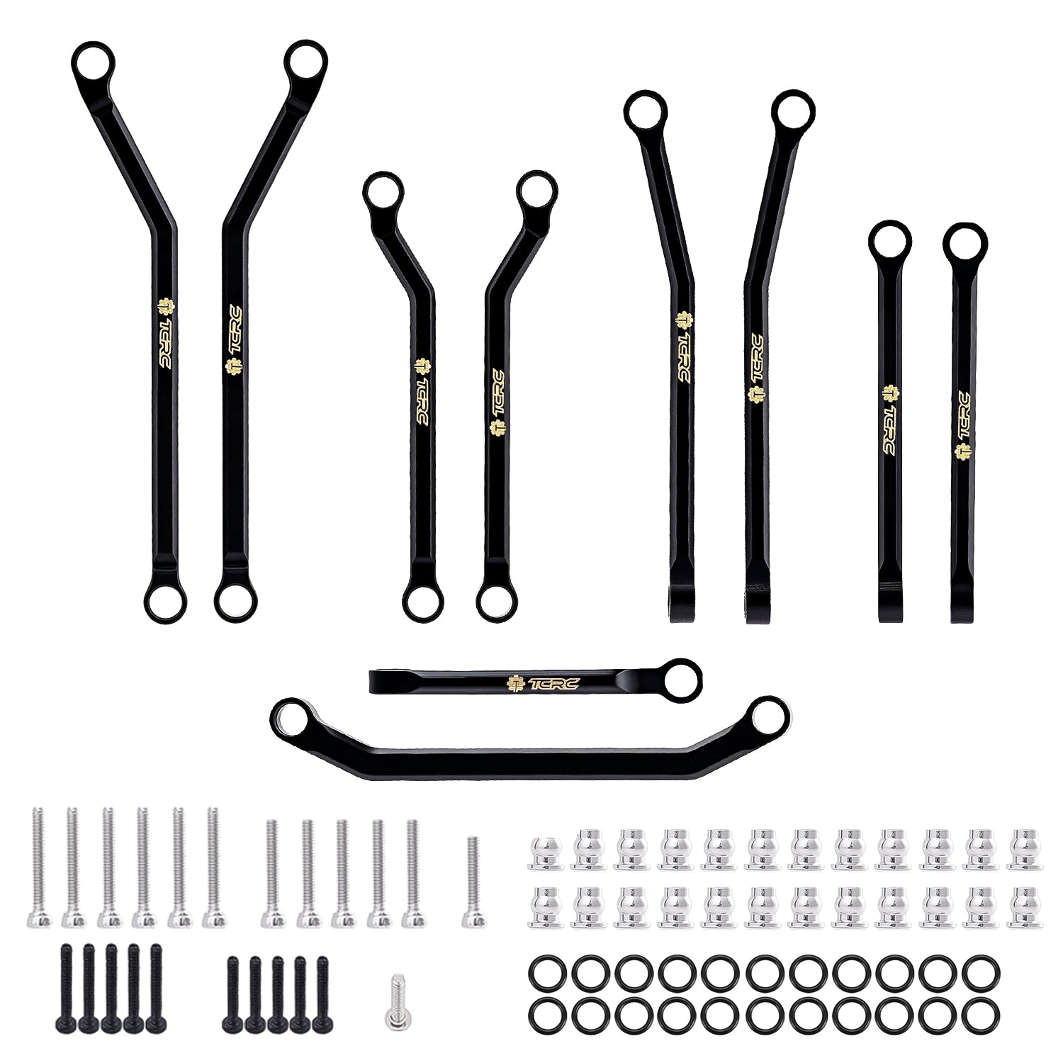 TCRC Brass High Clearance Chassis Links Set for Axial SCX30 1/30 RC Cr ...