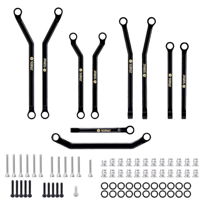 TCRC Brass High Clearance Chassis Links Set for Axial SCX30 1/30 RC Crawler Car Upgrades