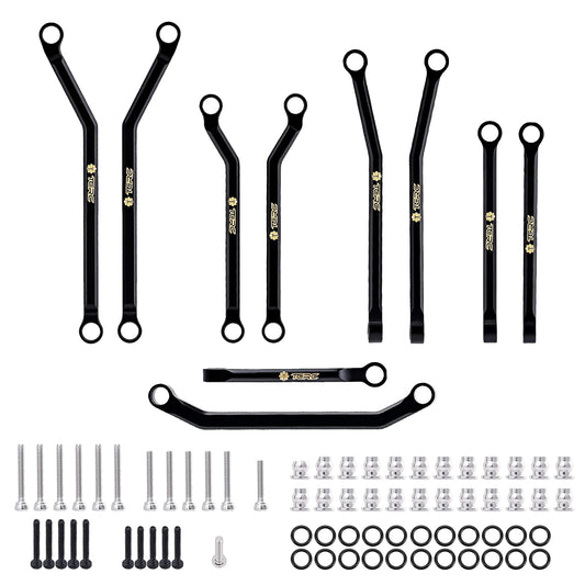 TCRC Brass High Clearance Chassis Links Set for Axial SCX30 1/30 RC Crawler Car Upgrades